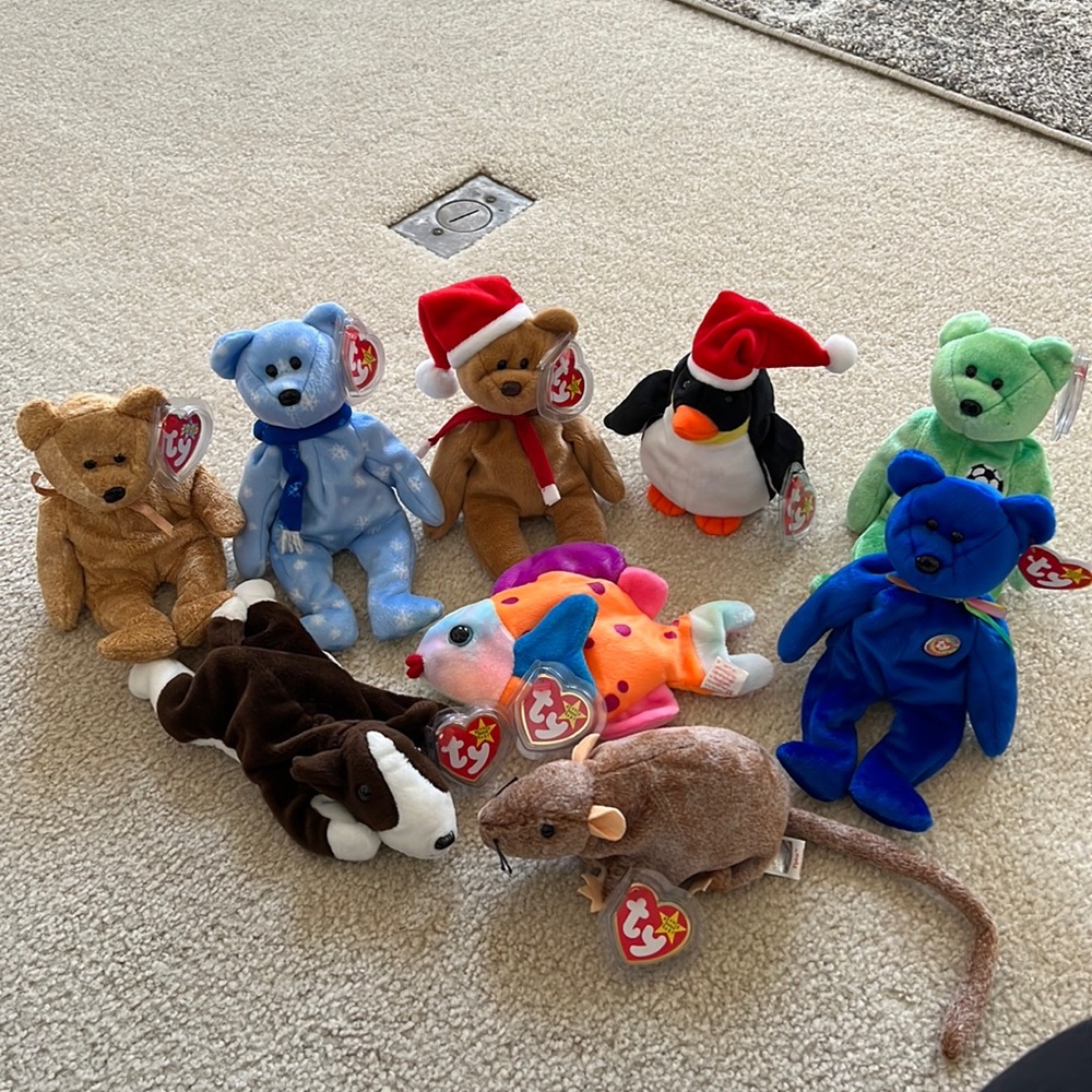 Ty Beanie Baby Lot of 9!